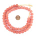 Opaque Pink Recycled Glass Beads (11mm) - The Bead Chest