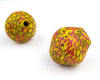 Fiery Mosaic Jumbo 25mm Fused Beads (Set of 2)