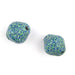 Green Mosaic Jumbo 25mm Fused Beads (Set of 2) - The Bead Chest