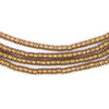 Antiqued Brass Double Heishi Beads (3mm)