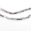 Shiny Silver Cube Beads (3mm)