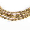 Rounded Antiqued Brass Cube Beads (3mm)