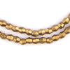 Antiqued Brass Faceted Bicone Beads (5mm)