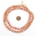 Striped Copper Bicone Beads - The Bead Chest