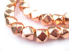 Jumbo Copper Diamond Cut Beads (9mm) - The Bead Chest