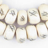 Tic-Tac-Toe Carved Bone Beads (Large)