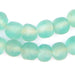 Caribbean Aqua Recycled Glass Beads (14mm) - The Bead Chest