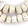Watermelon Carved Bone Beads (Large)