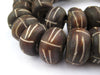 Tribal Carved Brown Bone Beads (Large) - The Bead Chest