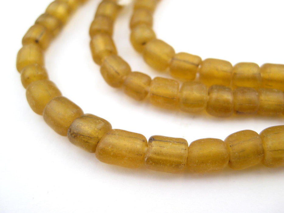 Amber Java Glass Beads - The Bead Chest