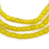 Sunflower Yellow Java Glass Beads