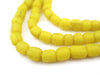 Sunflower Yellow Java Glass Beads - The Bead Chest