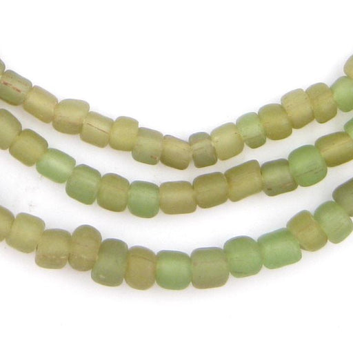 Earth Swirl Java Glass Beads