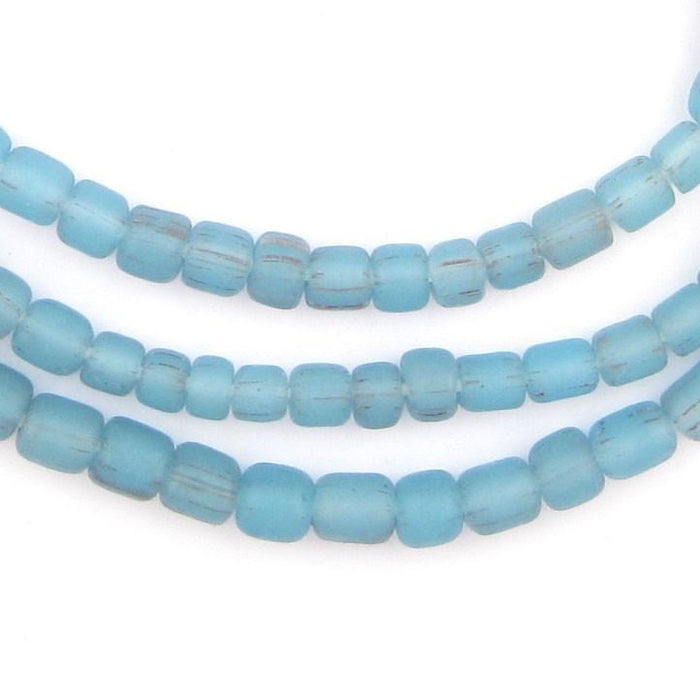 Baby Blue Java Glass Beads — The Bead Chest