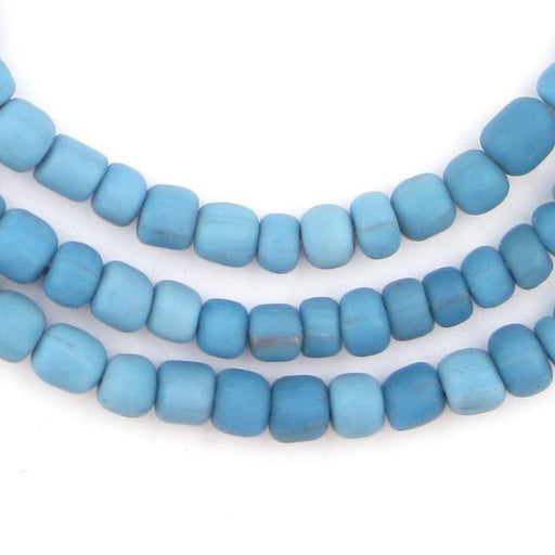 Denim Blue Java Glass Beads