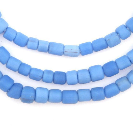 Dodger Blue Java Glass Beads - The Bead Chest