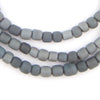 Grey Java Glass Beads