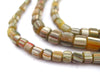 Rainbow Caramel Java Gooseberry Beads - The Bead Chest