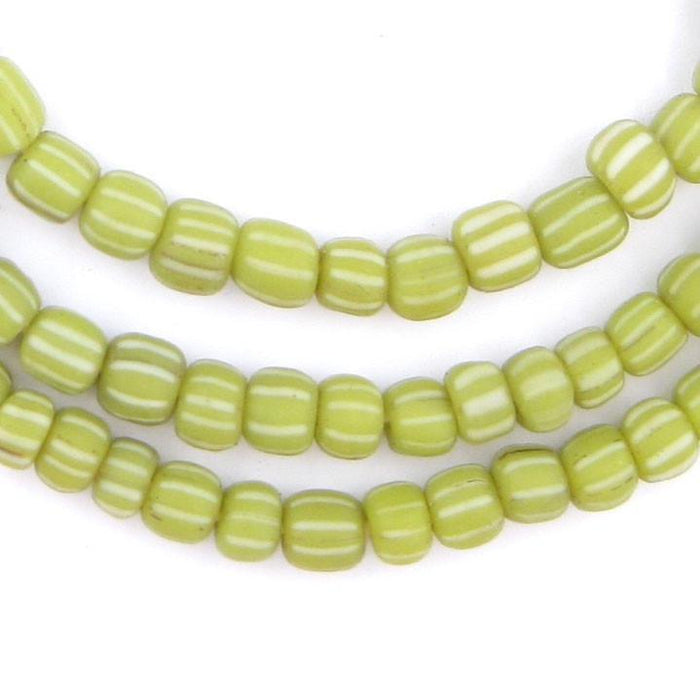 Lime Green Java Gooseberry Beads - The Bead Chest