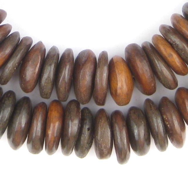 Brown Kenya Bone Beads (Disk) - The Bead Chest