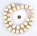 White Bone Beads (Sphere) - The Bead Chest