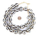 Zebra Batik Bone Beads (Sphere) - The Bead Chest