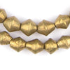 Cameroon Brass Bicone Beads (13x12mm)