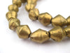 Cameroon Brass Bicone Beads (13x12mm) - The Bead Chest