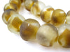 Jumbo Brown Swirl Recycled Glass Beads (23mm) - The Bead Chest