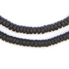 Black Mini-Disk Sandcast Beads