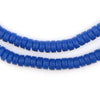 Cobalt Blue Mini-Disk Sandcast Beads