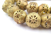 Round Star Brass Filigree Beads (20mm) - The Bead Chest