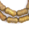 Wound Hourglass Brass Filigree Beads (27x15mm)
