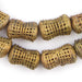 Caged Hourglass Brass Filigree Beads (24x14mm) - The Bead Chest