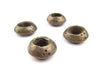Dark Silver Ethiopian Wollo Rings (18mm) (Set of 4) - The Bead Chest