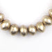 Ethiopian White Metal Bicone Beads (9x13mm) - The Bead Chest