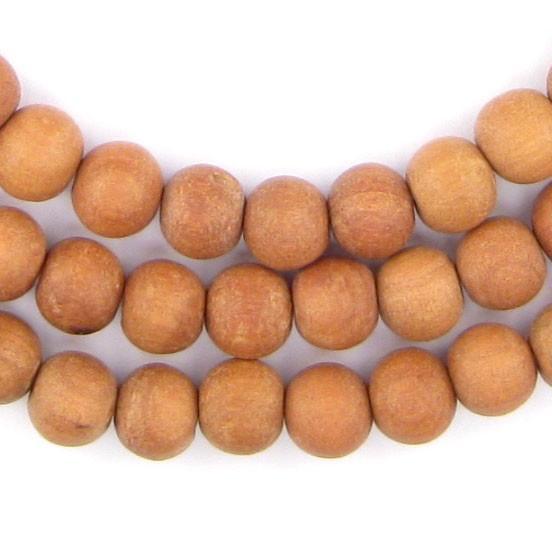 Natural Sandalwood Mala Beads (8mm)