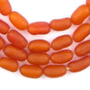 River Amber Natural Seed Beads from Kenya (Oval)