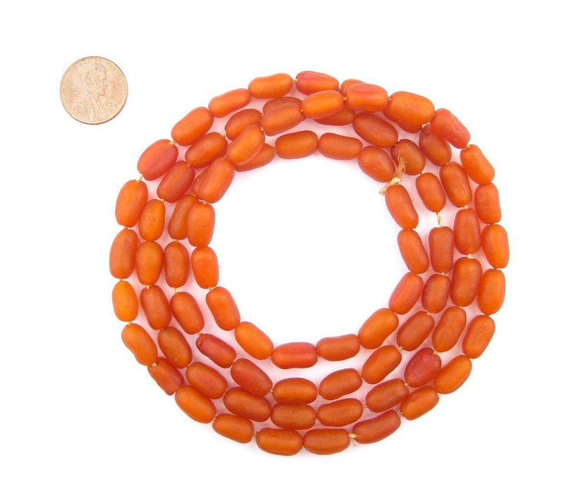 River Amber Natural Seed Beads from Kenya (Oval) - The Bead Chest
