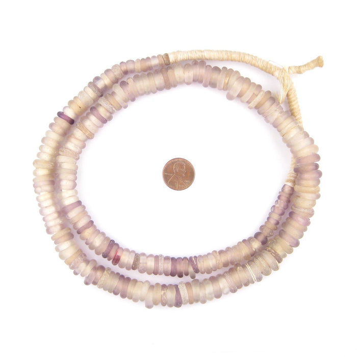 Rare Purple Annular Wound Dogon Beads - The Bead Chest