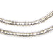 Smooth Extra Large Silver Heishi Beads (6mm) - The Bead Chest