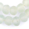 Jumbo Clear Recycled Glass Beads (23mm)