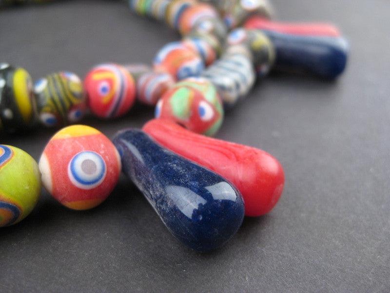 Java Kiffa Glass Trade Beads (Large) - The Bead Chest