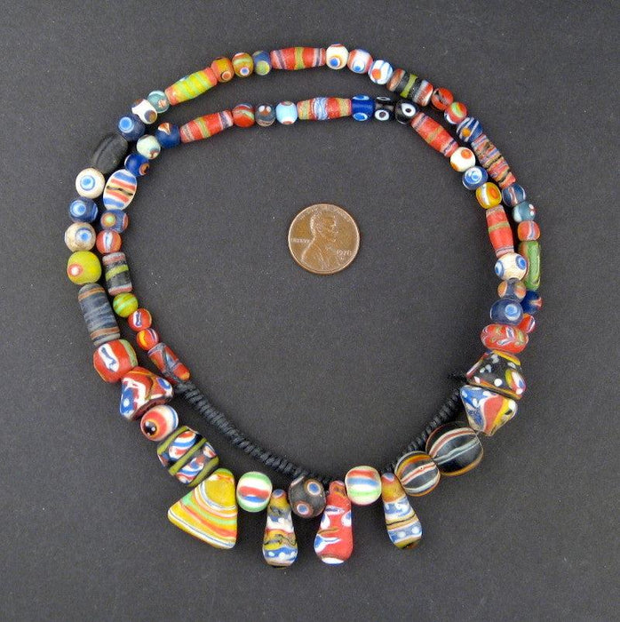 Java Kiffa Glass Trade Beads Medley - The Bead Chest
