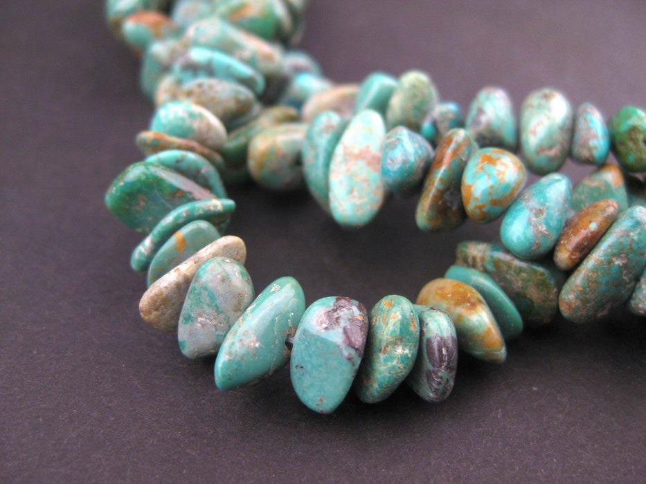 Turquoise Stone Chunk Beads (6-12mm) - The Bead Chest