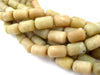 Cylindrical Green Jade Beads (6mm) - The Bead Chest