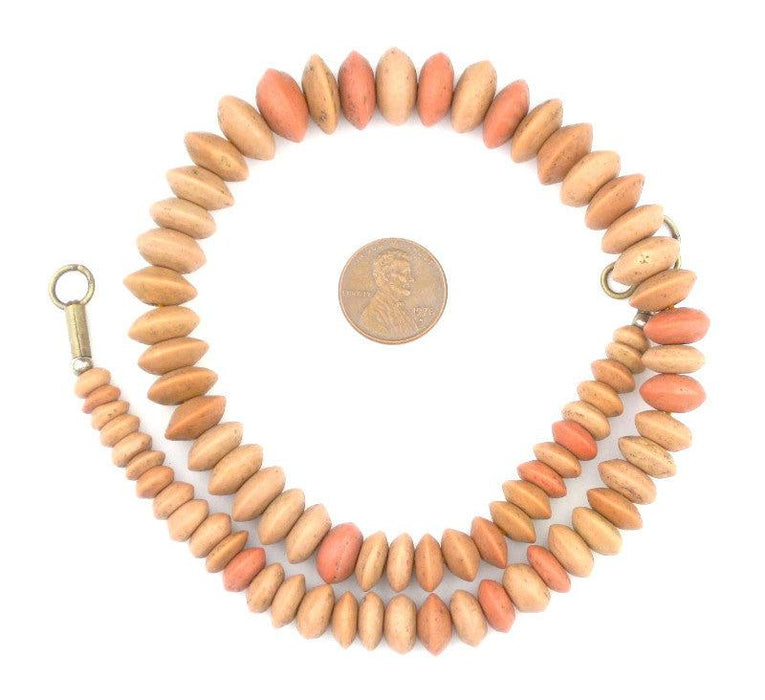 Coral Style Afghani Stone Saucer Beads - The Bead Chest