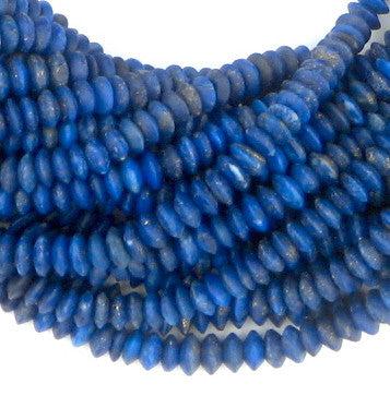Lapis Lazuli Saucer Beads (5mm) - The Bead Chest