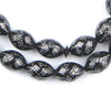 Diamond-Pattern Inlaid Arabian Prayer Beads
