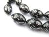 Diamond-Pattern Inlaid Arabian Prayer Beads - The Bead Chest